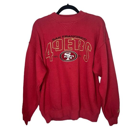 Lee Sport Men’s Medium San Francisco 49ers NFL Crewneck Sweater Vintage 90s - Picture 1 of 6